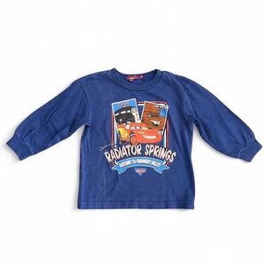 Disney Pixar Cars Long Sleeve T-Shirt 3T Radiator Springs Lightning McQueen